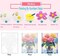 Beautiful Woman With Flower Hat Paint by Numbers for Adults Black Background Female Body and Flower Head Painting by Numbers Flower Nordic Style Acrylic Oil Painting Set without Frame 16''W x 20''H